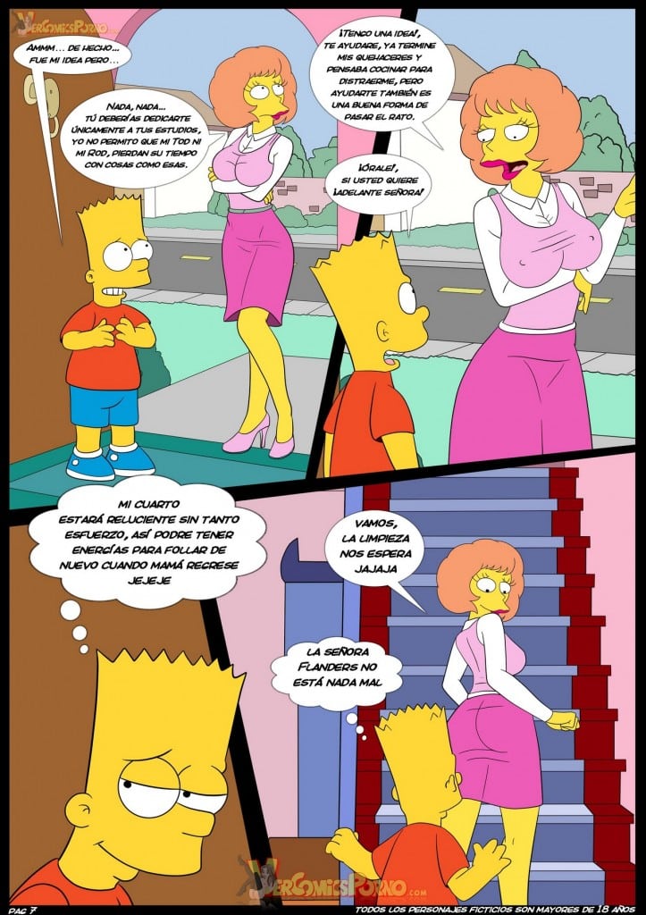 Comics Porno De Los Simpsons En Espa Ol Bart Simpson Se Folla A Todas