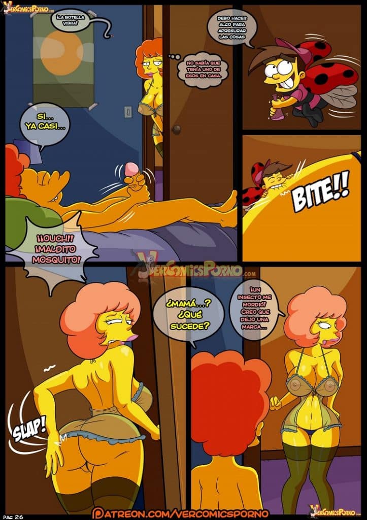 El cómic porno de Los Simpsons que querías leer Hasta Rod Flanders la pone ZUBBY COM